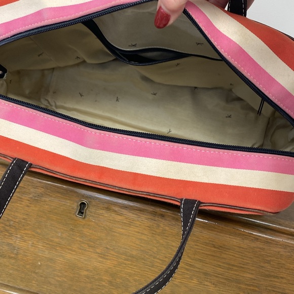 Authentic kate spade luggage stripe Madison EUC - Picture 7 of 10